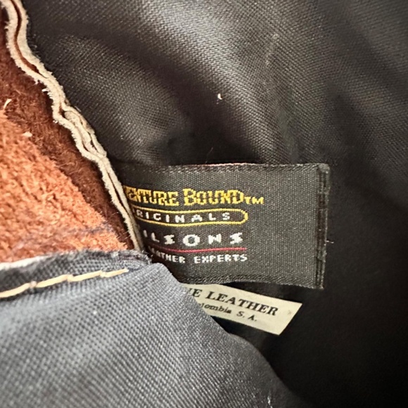 Vintage Camel Brown Leather Messenger Bag - Picture 8 of 8